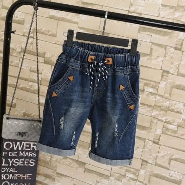Dámske džínsové šortky - 2 farby 4xl dark-blue