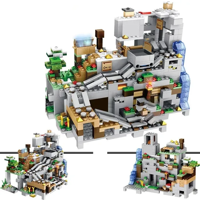 Modny zestaw do budowania dla dzieci w popularnej grze Minecraft