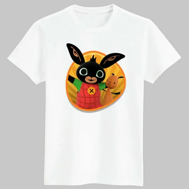 Baby stylish T-shirt with Bing bunny printing and his friends