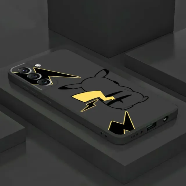 Luxusný kryt pre iPhone telefóny Samsung v témach Pikachu