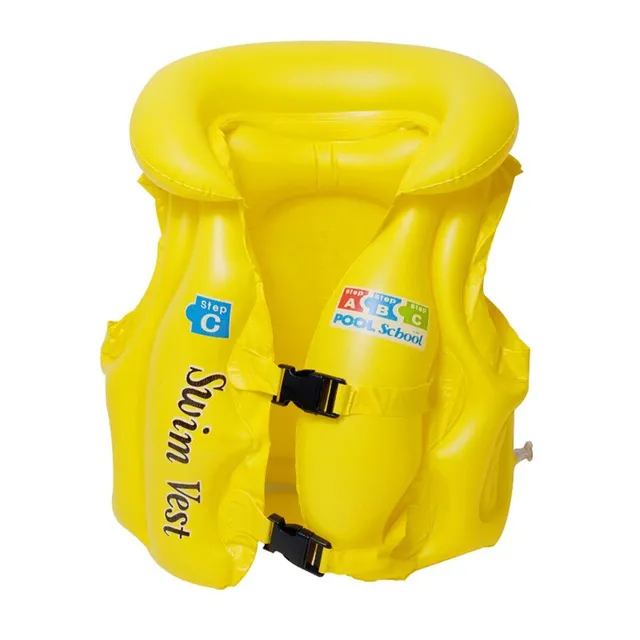 Inflatable practical modern rescue water vest for children - more colors