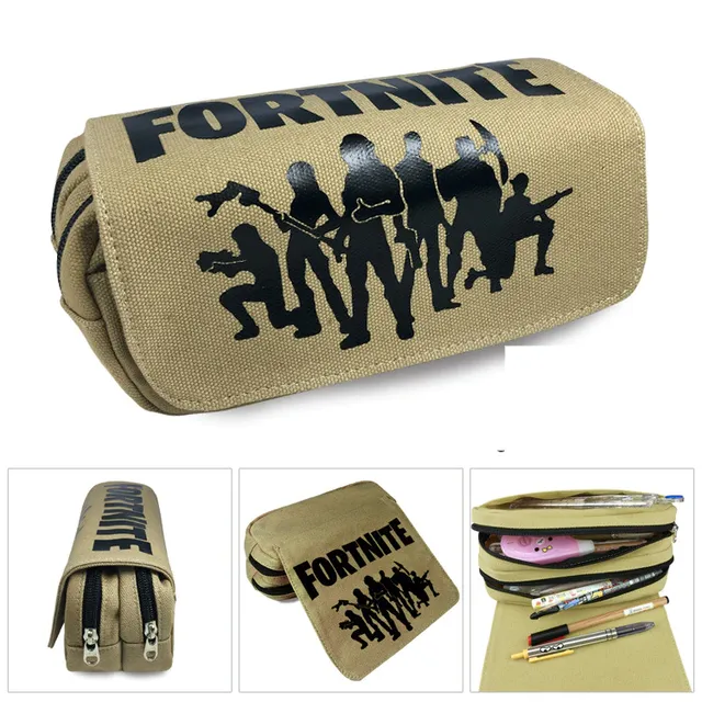Large capacity school kit case with Fortnite print As show3