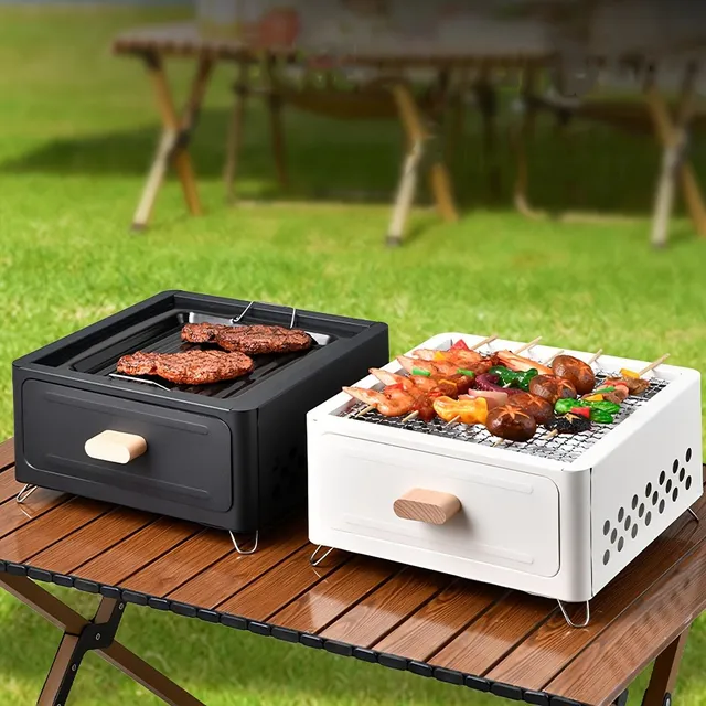 Transferable grill K-704 for charcoal - square, smokeless