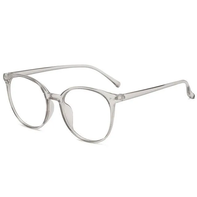 Ochranné okuliare k počítaču proti modrému svetlu moderná transparent-gray