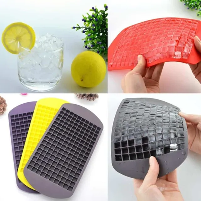 Silicone form for ice cubes