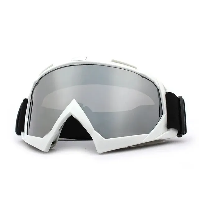 Windproof ski glasses with UV400 protection with mirror filter Mirror ski glasses and snowboard against fog 18,5 x 5,7 cm