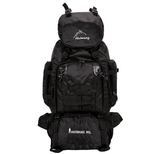 Large capacity 90L hiking backpack for men