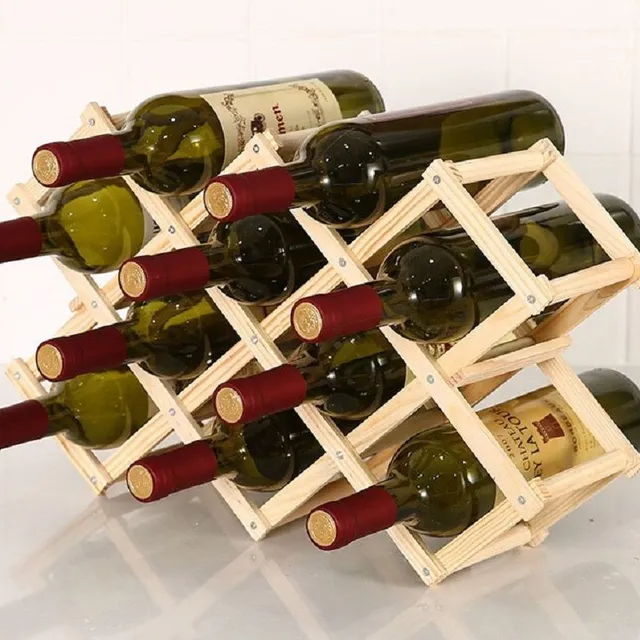 Wooden wine rack C75