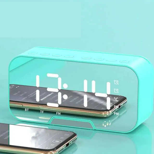 Bluetooth alarm clock with radio and mp3