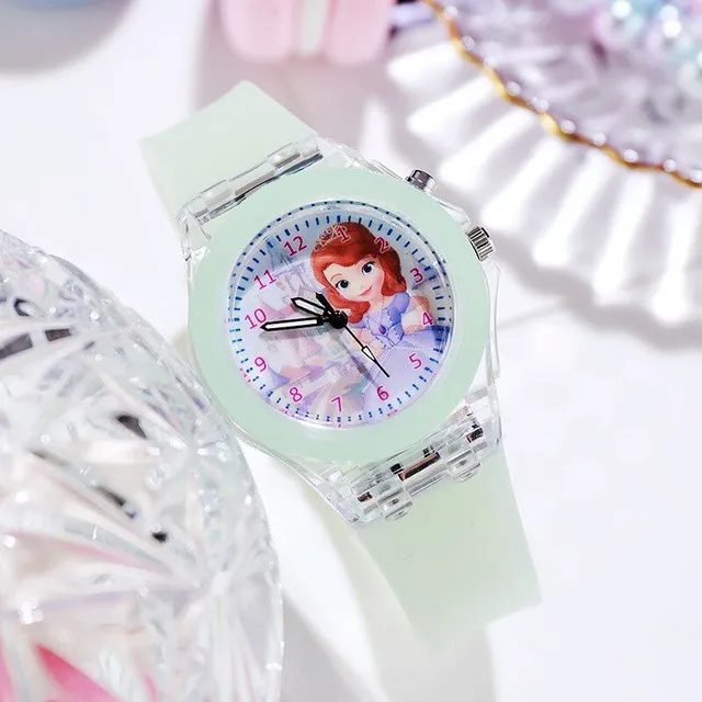 Stylish girls' watch with motifs of popular Mile fairy tales