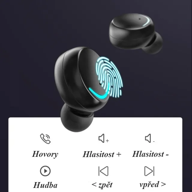 Bezprzewodowy dotykowy zestaw słuchawkowy bluetooth VIP