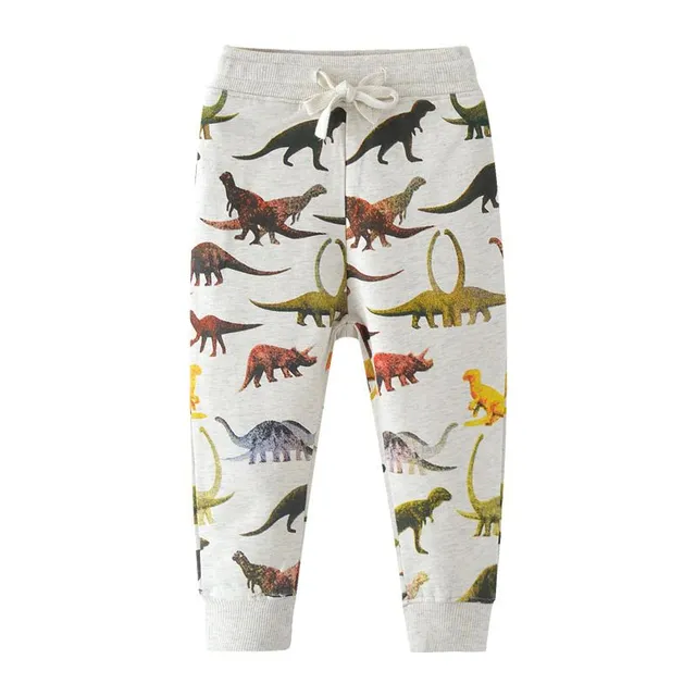 Pantaloni de trening pentru băieți cu dinozauri