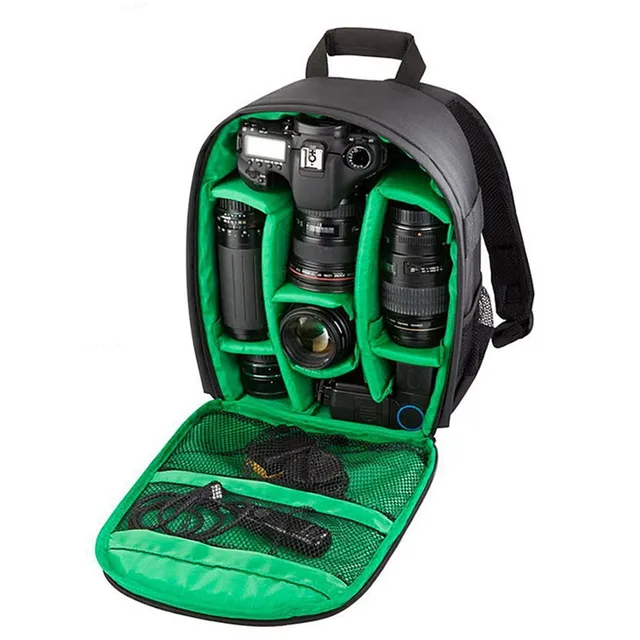 Professional camera backpack and accessories