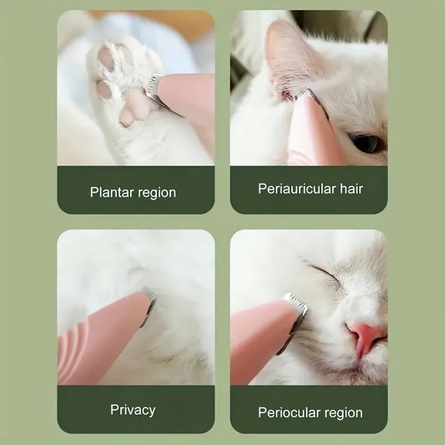 Professional dog and cat clipper on paws - For beautiful paws effortlessly