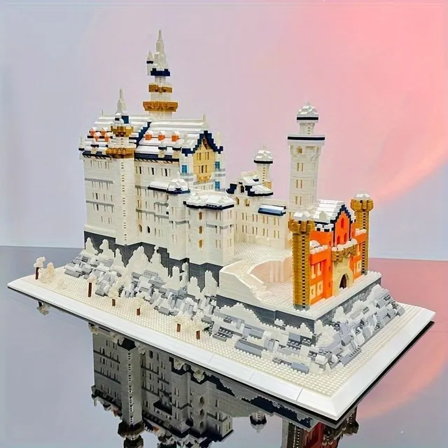 Miniaturowa rzeźba, światowa architektura krajobrazu - Swan Lake Castle Building