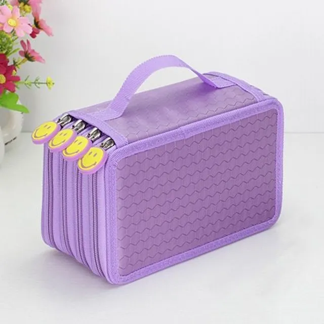 School pencil case for school supplies in trendy design