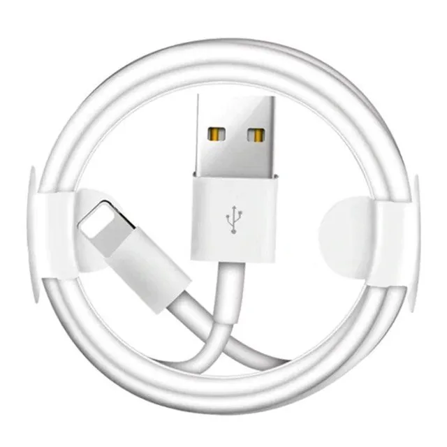 Töltőkészlet-adapter + USB kábel iPhone, hossza 1/2/3 méter