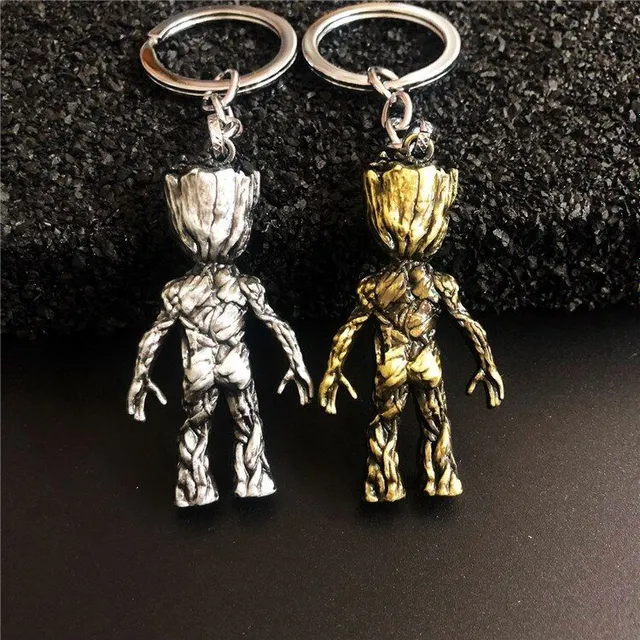 Stylish keyring in Groot - two colours