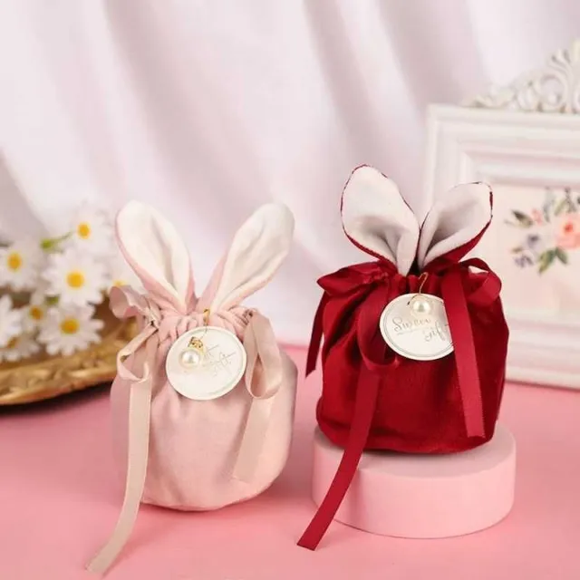Easter cloth bags with soft ears