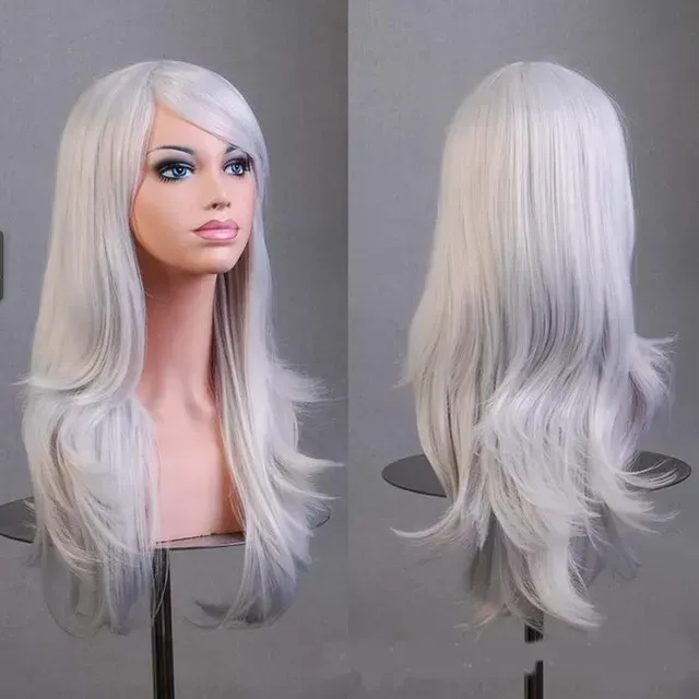 Synthetic Hair Grey Pink Blonde Wigs Wig