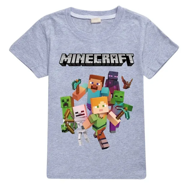 Children's Cotton Short Sleeve Minecraft T-Shirt