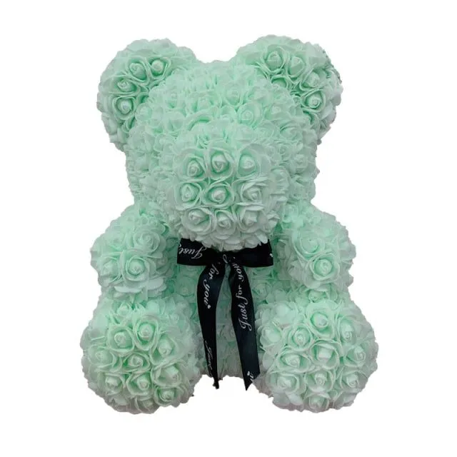 Gift teddy bear full of roses - more variants