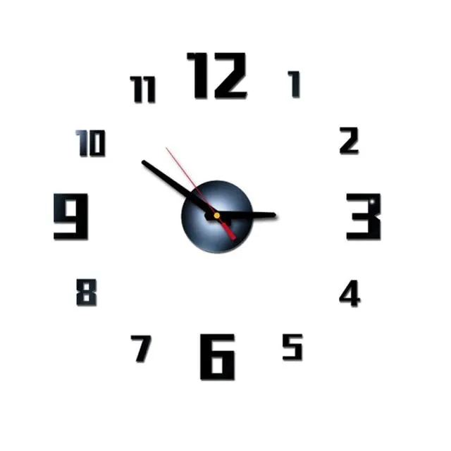 Stylish modern 3D clock 23