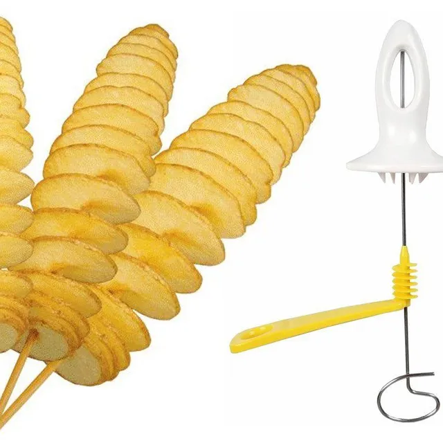 Spiral potato slicer set