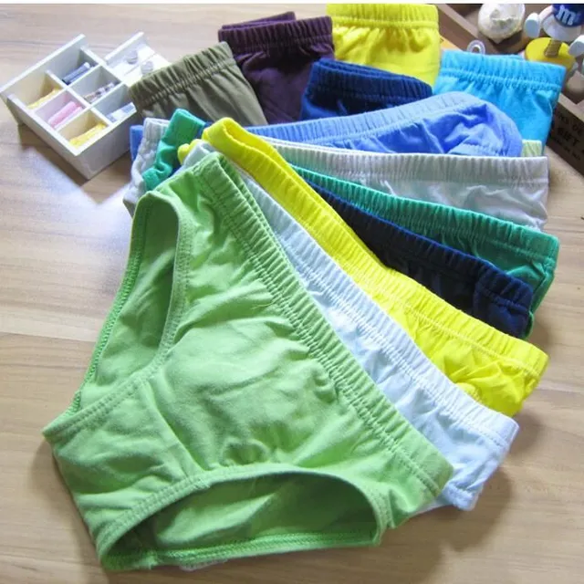 Boy's single colored set of underpants - 6pcs