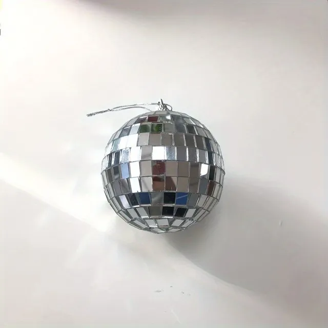 6x Reflexní dekorativní koule 7 cm zrcadlové, ozdoby pro domácnost, párty a dorty. Dodají lesk každé oslavě