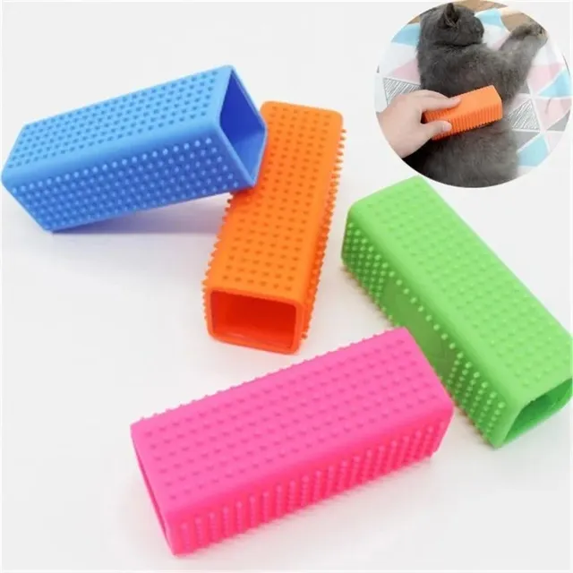 Silicone hair remover Massage brush for hair combing Silicone brush for dogs and cats