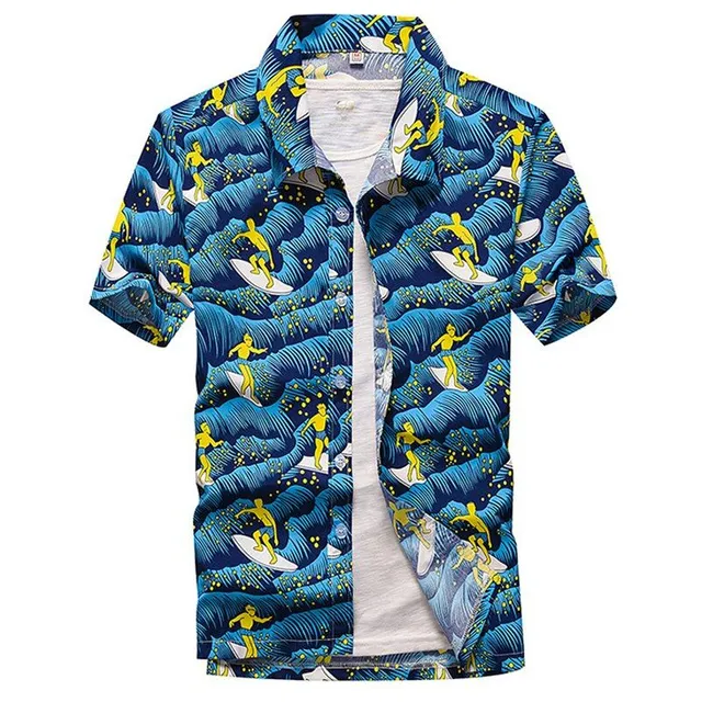 Camisa de verano para hombre Hawaiian