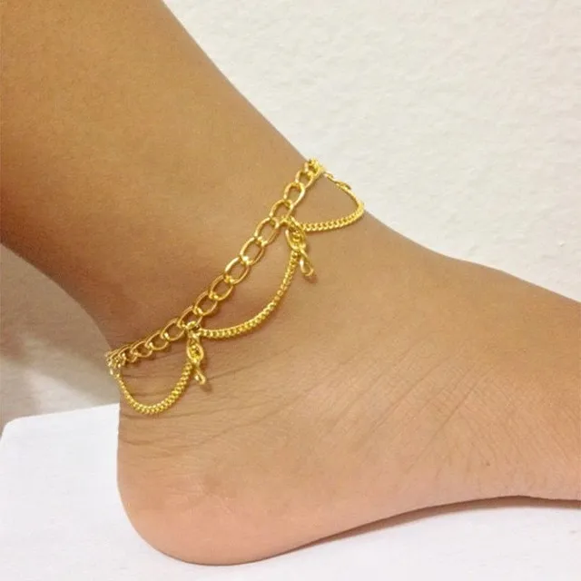 Modern women's ankle chain Rosalin
