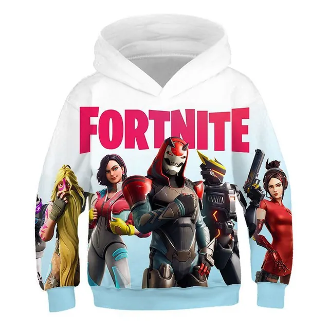 Krásna mikina s 3D potlačou počítačové hry Fortnite As picture 13 9-10T