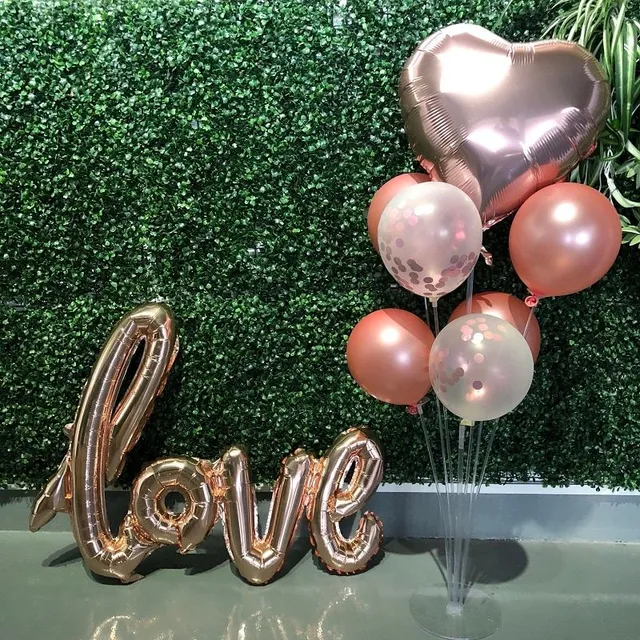 Rose Gold Big Birthday Balloon Set