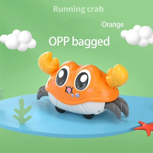 Crab interactiv de tras pentru copii - escaladare realistă, plastic rezistent