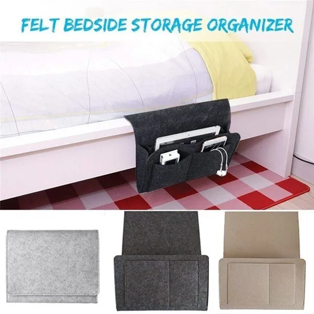 Practical hanging bed organizer