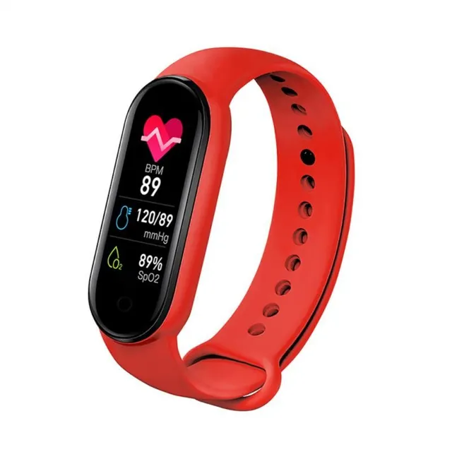 M6 Smart smart fitness bracelet, pedometer with heart rate monitor and other smart features