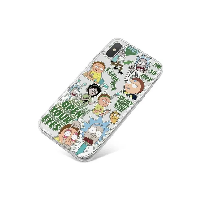 Kryt na telefon iPhone s motivem seriálu Rick a Morty