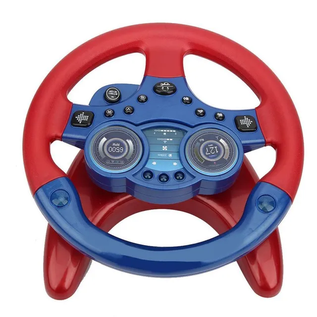 Children's electric interactive steering wheel