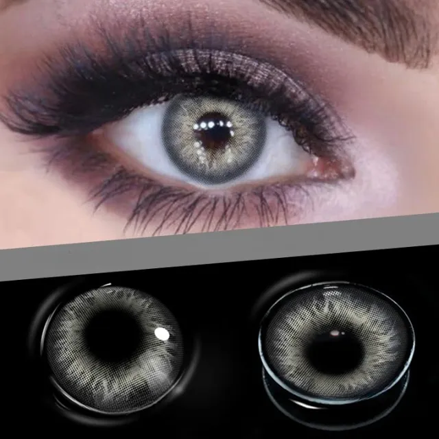Luxusní kontaktní čočky bez dioptrie - realistické barvy, několik variant