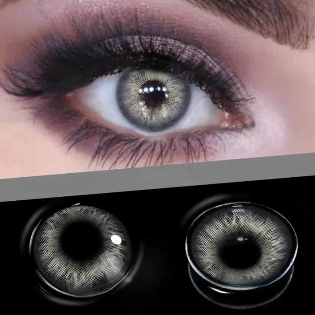 Luxury contact lenses without dioptre - realistic colors, several variants