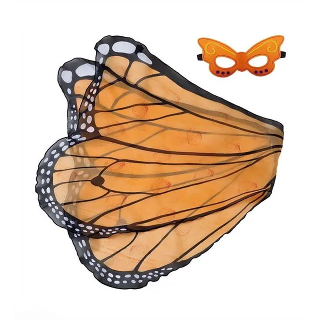 Aripi și măști de zână fluture pentru copii