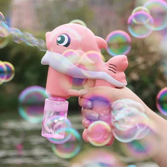 Automatyczny elektryczny super bubbler dla dzieci w kształcie delfina