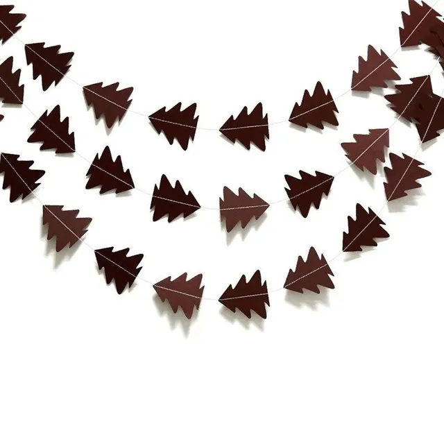 Vianočný papier garland 4 m