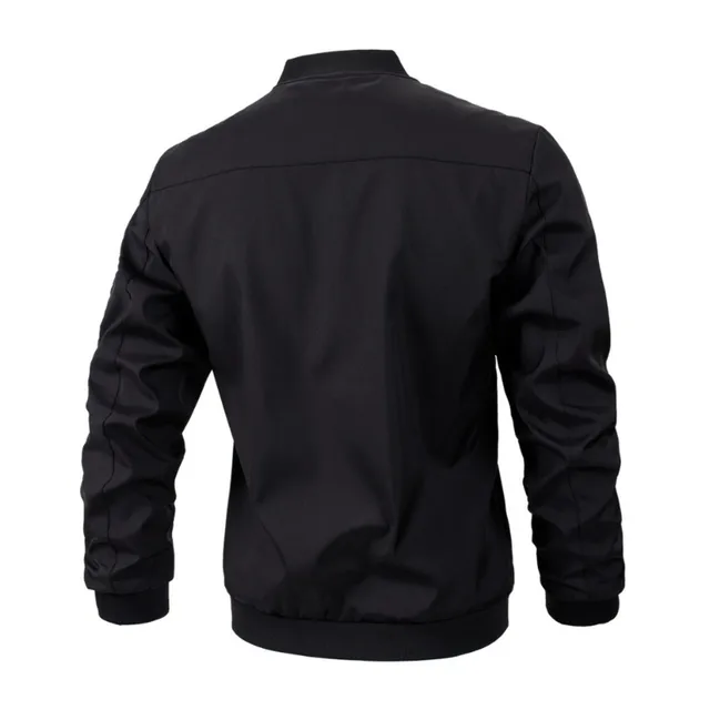 Men's lightweight windbreaker, stylish men's jacket with zipper