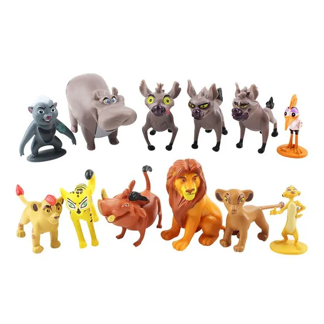 Wild animal figurines 12 pcs