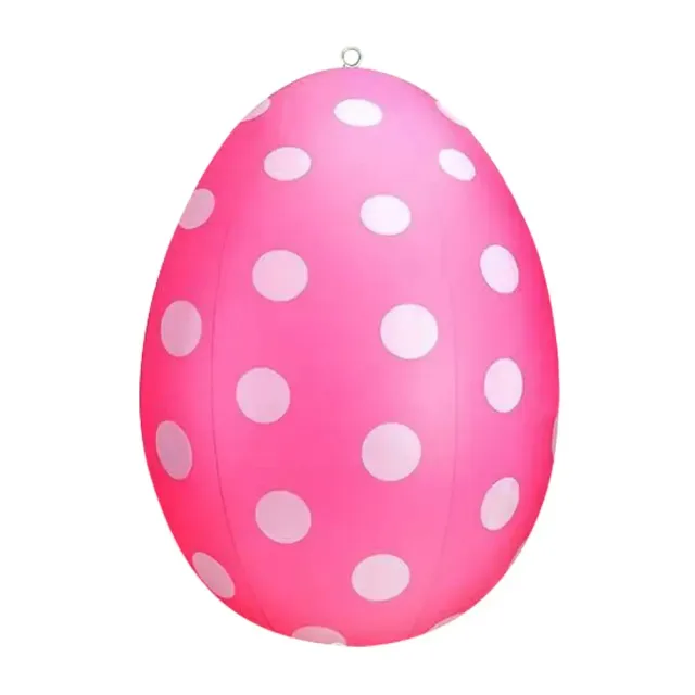 Obrovské nafukovacie veľkonočné vajcia na vonkajšie dekorácie pink