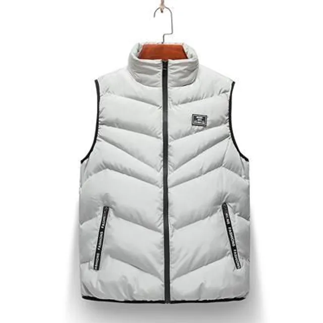 Men's quilted vest in several colours