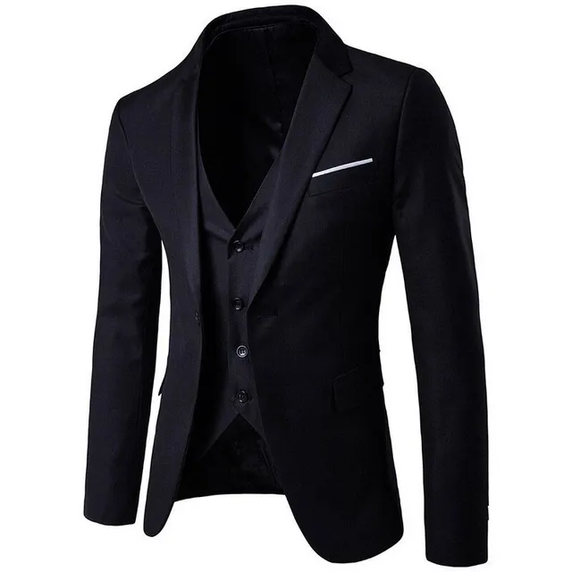 Men's elegant three-piece suit Fonteyne